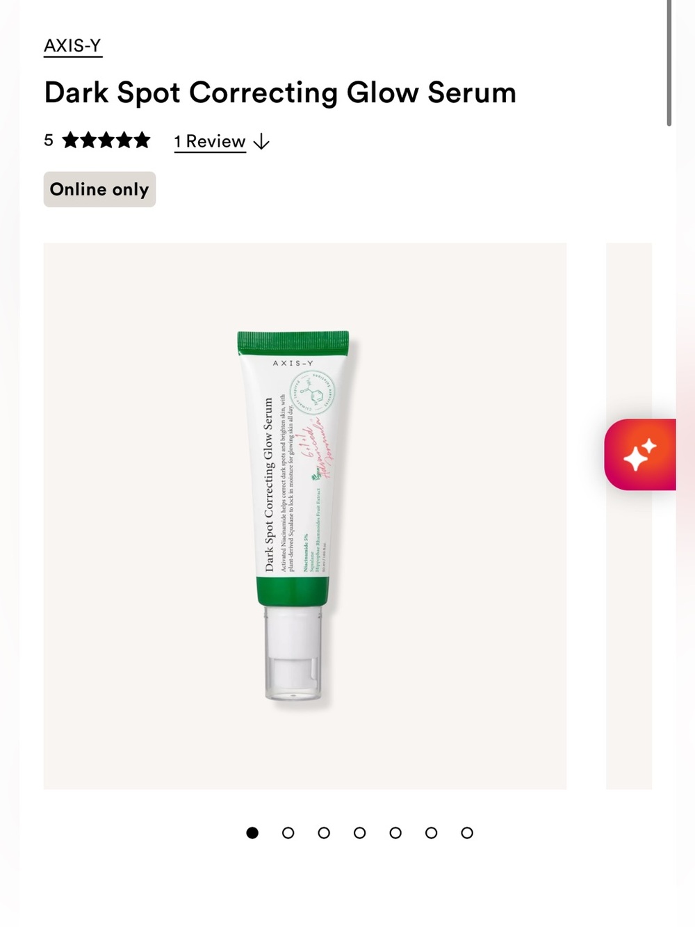 Axis-y Dark Spot Correcting Glow Serum